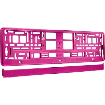 Rám na obraz METALIZOVANÝ RÁMEČEK NA REGISTRAČNÍ ZNAČKU, RŮŽOVÝ