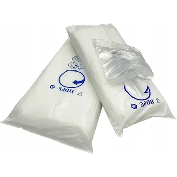 Sáček na potraviny Fóliový sáček plast na snídani HDPE 18x35 cm bez uzávěru 800 ks