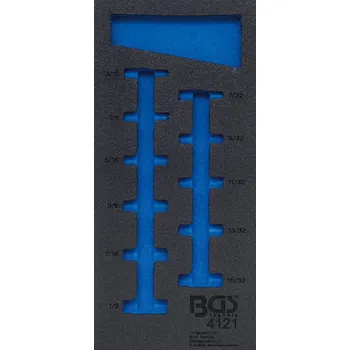 Vložka do dílenského vozíku 1/3, prázdná, pro4121 - BGS 4121-1