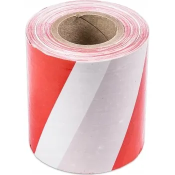 Lepicí páska Výstražná páska Maan 1490 bílo-červená 85 mm x 200 m