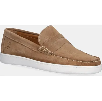 Dámská obuv Semišové mokasíny U.S. Polo Assn. MIGUEL MIGUEL002M.5S1 hnědá 82X, EUR 45