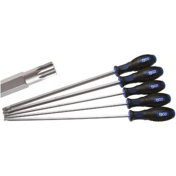 Šroubovák Šroubováky XZN prodloužené ,4 – 5 – 6 – 8 – 10 x 300mm,5 dílů sada – BGS 7924