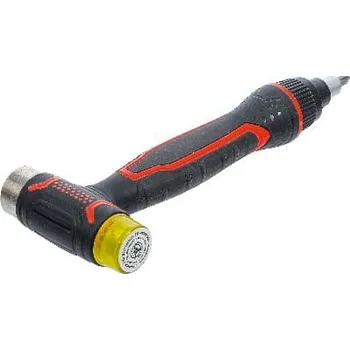 Kladivo Kladivo s&nbsp;výměnnou hlavou, s&nbsp;ráčnovou otočnou rukojetí na bity, přepínací, 3&nbsp;v&nbsp;1 - BGS 208