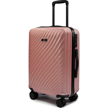 Příruční kabinový cestovní kufr s TSA zámkem ROWEX Roseline Barva: Růžovo-zlatá