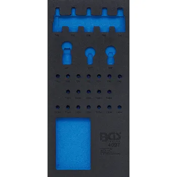 Vložka do dílenského vozíku 1/3, prázdná, pro BGS 4097 - BGS 4097-1