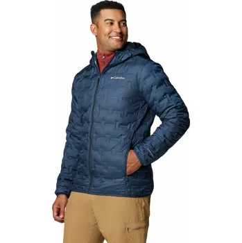 Pánská bunda Columbia Delta Ridge™ II Down Hooded Jacket Velikost: XL / Barva: tmavě modrá