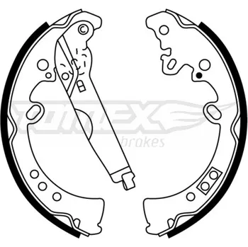 Brzdová čelist Sada brzdových čelistí, TX 22-76