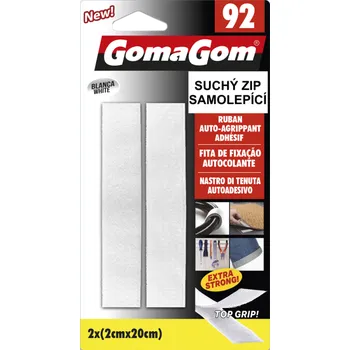 Zip GomaGom suchý zip GG 2cmx20cm bílý 567331