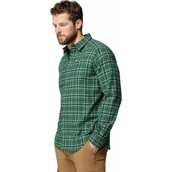 Pánská košile Pánská košile Columbia Cornell Woods™ Flannel Long Sleeve Shirt Velikost: XL / Barva: zelená