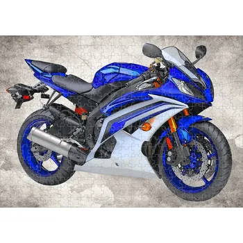 Puzzle puzzle s motorkou YAMAHA YZF-R6 120 dílků