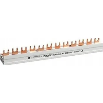 Jistič Propojovací lišta Hager 400 V IP20 63 A