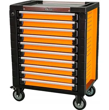 DÍLENSKÝ VOZÍK S 10 ZÁSUVKAMI + NÁSTAVBA S VÝBAVOU 506 DÍLŮ