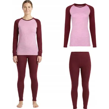 Podprsenka Sada termoprádla WOOLCANO Merino SET0980 fialová M