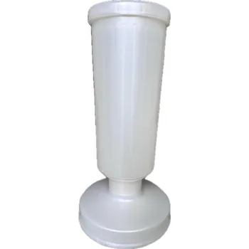 Váza Madona hřbitovní váza plast se zátěží 30 cm - perleť