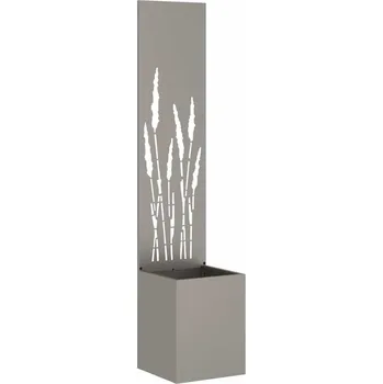 Truhlík vidaXL Soukromí na zahradě Rezavá 32 x 140 cm Povětrnostně odolná ocel [876398]