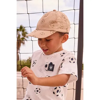 Kšiltovka Dětská bavlněná kšiltovka Mayoral 10194.5F.Mini.PPY2 béžová 12X, vel. 52