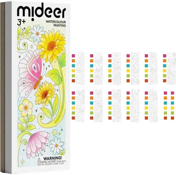 omalovánky Akvarelová omalovánka - Květiny