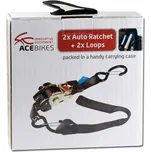 HSM Kurty pro upevnění převážené motorky, černé, 3m, nosnost 800 kg