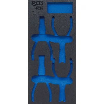 Vložka do dílenského vozíku 1/3, prázdná, pro 4025 - BGS 4025-1