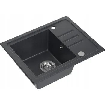 Granitový dřez Jednokomorový granitový dřez Quadron Ben 116 černý