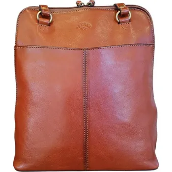Kabelka KATANA dámský kožený kabelko-batoh koňakový 82629-03 konak