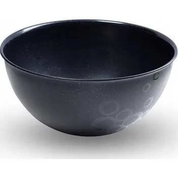 Koš na prádlo Plastová miska 1,5L Bublinky Černá