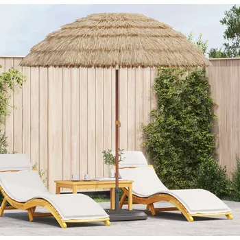 Slunečník vidaXL Zahradní slunečník Přírodní 205 x 205 x 210 cm [42006674]