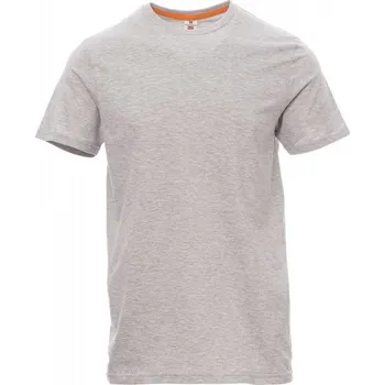 Pánské tričko Payperwear Pánské tričko SUNSET MELANGE s kulatým výstřihem Barva: šedá melange, Velikost: S