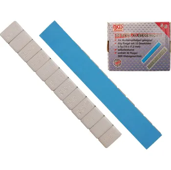 Nářadí pro automobil Závaží samolepící pro ALUKOLA 12 ks- pole 5g - BGS 8426