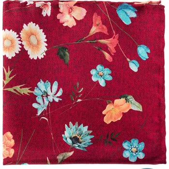 Látkový kapesník Hedvábný kapesníček do saka Avantgard - bordó 610-5742-0