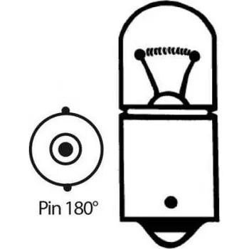 Osvětlení pro motocykl HSM Žárovka 12V3W, Ba9s, Pin 180° O=9x23mm
