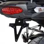 HSM Držák SPZ KAWASAKI Versys 1000/GT 12-16, nastavitelný, černý, s držákem odrazky