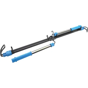 Stojací lampa COB-LED Lampa s akumulátorem k upevnění na kapotu a expandérovým držákem, 2 COB-LED ruční