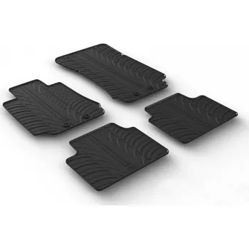 autokoberec Gumové autokoberce Alfa Romeo Giulia 2016- (4x2)