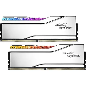 Operační paměť G.SKILL 32GB KIT DDR5 6000MHz CL26 Trident Z5 Royal Neo Silver