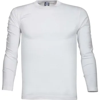 Pánské tričko ARDON Tričko CUBA 160g, dlouhý rukáv - AKCE! H13011/M M Bílá