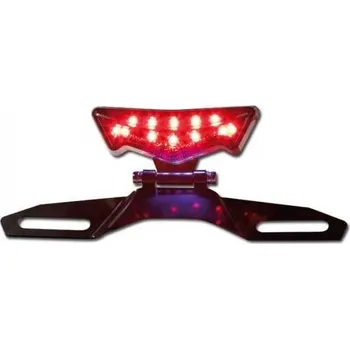 Osvětlení pro motocykl HSM LED zadní světlo Joker, černé, tónované sklo