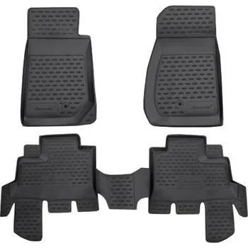 autokoberec Gumové autokoberce Jeep Wrangler 2007-2018 (4 dveře)