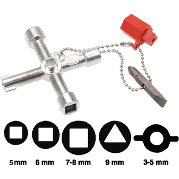 Klíč pro rozvodné skříně, 5 rozměrů - BGS 9415