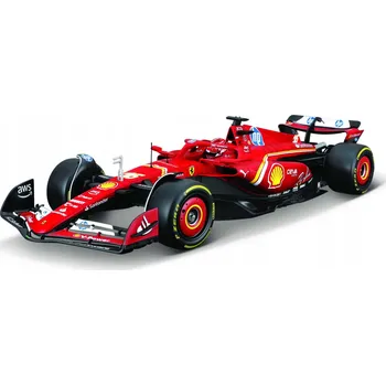 autíčko Bburago Ferrari SF-24 2024 1:24 Kit s podstavcem 15 Leclerc