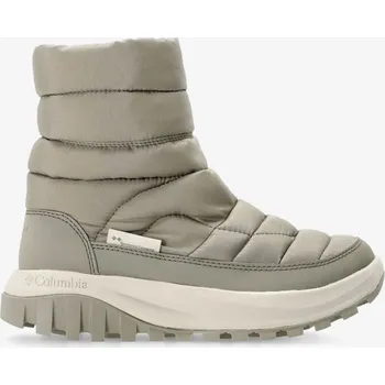 Dámská zimní obuv Zimní boty dámské Columbia Snowtrot Mid - grey green/dark stone
