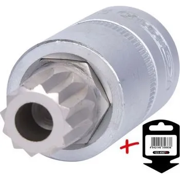 Gola hlavice KS Tools Nástrčný ořech s bitem pro výměnu oleje 1/2", mnohozub, M16 Věšák 150.9364-E