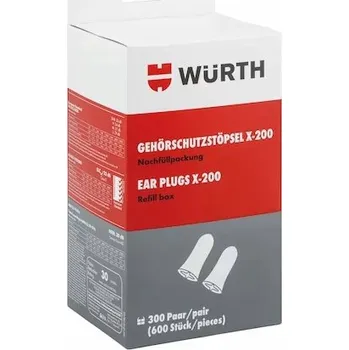 Špunt do uší Špunty do uší proti hluku Wurth x-200