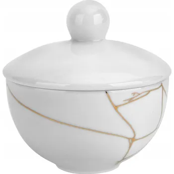 Cukřenka Karolina Tektonika Cukřenka , bílý porcelán, 240 ml