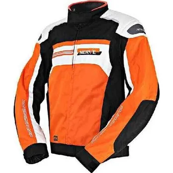 Sport NERVE X66 krátká sportovní bunda na motorku, oranžová, velikost XL