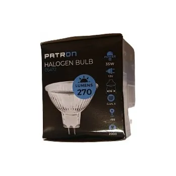 Žárovka Patron Halogenová žárovka MR16 35W GU5.3 12V