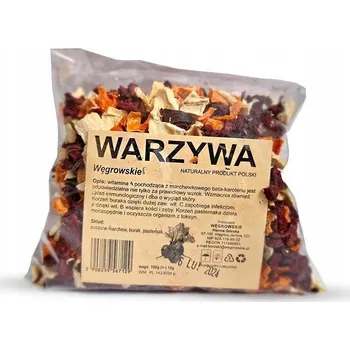 Krmivo pro hlodavce Krmivo pro hlodavce Węgrowskie zeleninové pochoutky 100 g