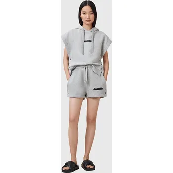 Pánské kraťasy Bavlněné šortky AllSaints SORRI W053TC šedá 09X, vel. S