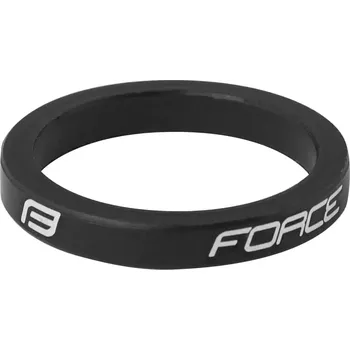 Komponent pro jízdní kolo podložka FORCE 1 1/8" AHEAD 5 mm Al, černá