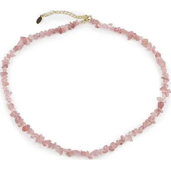 Náhrdelník Náhrdelník ze zlomků minerálů - 3 třešňový křemen